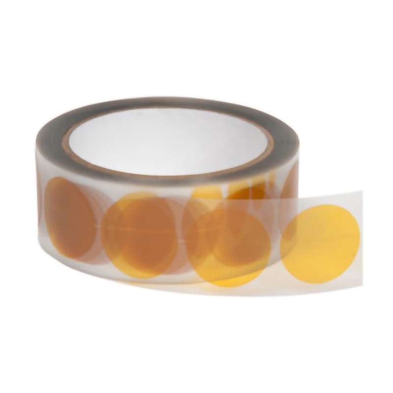 Kapton Disc, Low Static LS, 1-1/4", 3" Core, 2.5 mil, Silicone, 500/Roll